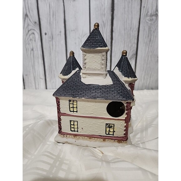 Christmas Victoria Falls Porcelain Lighted House- City Hall Collector Series III - Picture 6 of 9